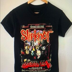 Black and Red Short Sleeve Tees with Graphic Designs